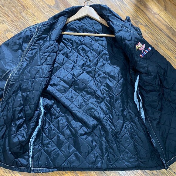 Vintage Lined Black Jacket - Picture 4 of 5